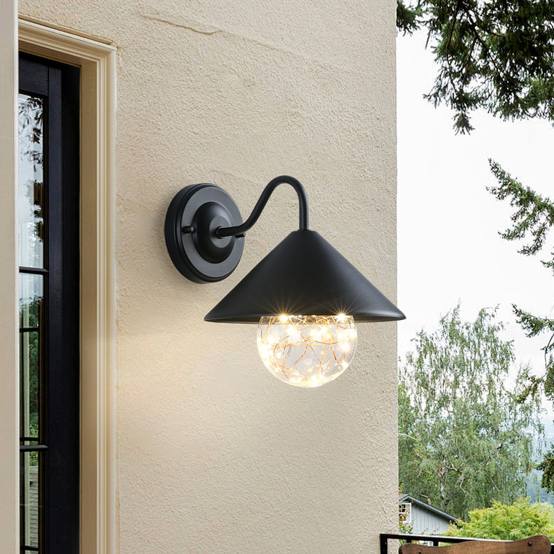 户外防水壁灯阳台过道走廊楼梯创意圆形led庭院灯室外大门墙壁灯 户外防水壁灯阳台过道走廊楼梯创意圆形led庭院灯室外大门墙壁灯